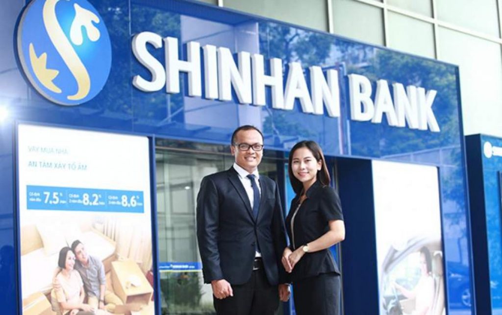 Bảng biểu phí rút tiền mặt thẻ tín dụng Shinhan Bank mới cập nhật